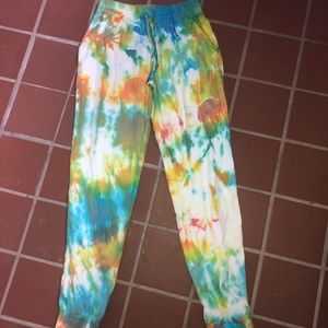 tie dye hippie pants